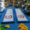 Inflatable Curling Track Outdoor Air Interactive Game Curling Court with Curlings for Sports or Fun 1