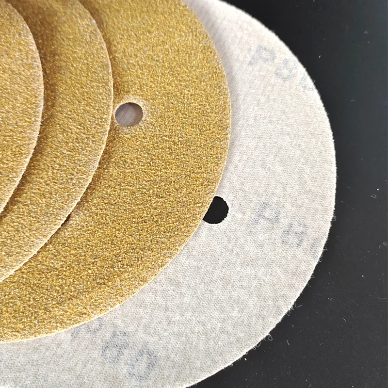 Sanding disc 6-Inch 6-hole Grinding Disc 150mm Hook and loop Drawn Auto Hardware Woodware Sanding Polishing Sandpaper 80-600 sanding discs