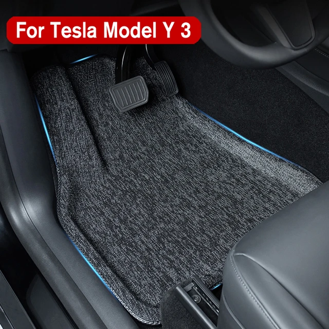 Neue Fußmatten 3d Fuß polster für Tesla Modell 3 y benutzer definierte  wasserdichte Matte rutsch feste Bodenbeläge umgeben Fußmatten - AliExpress