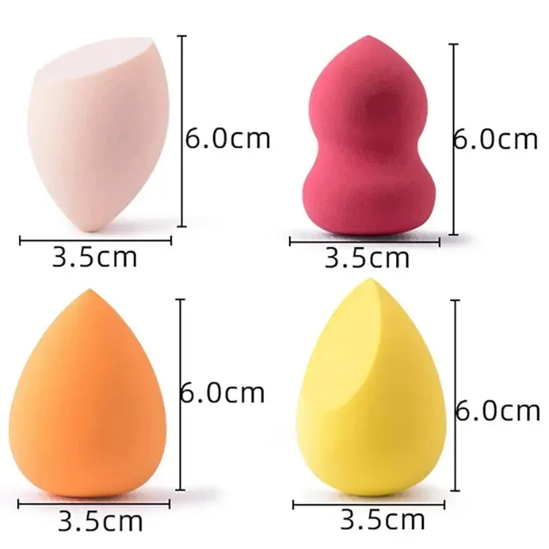 4/16pcs Makeup Sponge Powder Puff Dry And Wet Combined With Beauty Makeup Ball Foundation Make-Up Powder Puff Makeup Sponge Tool