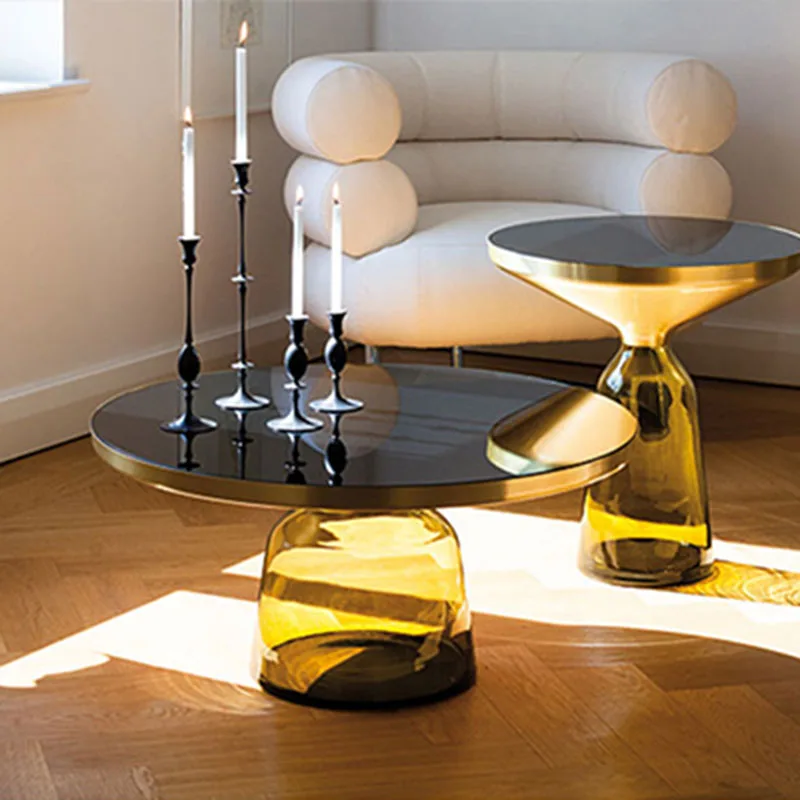 Designer Waterproof Coffee Table Metal Aesthetic Large Modern Coffee Table Unique Nordic Muebles