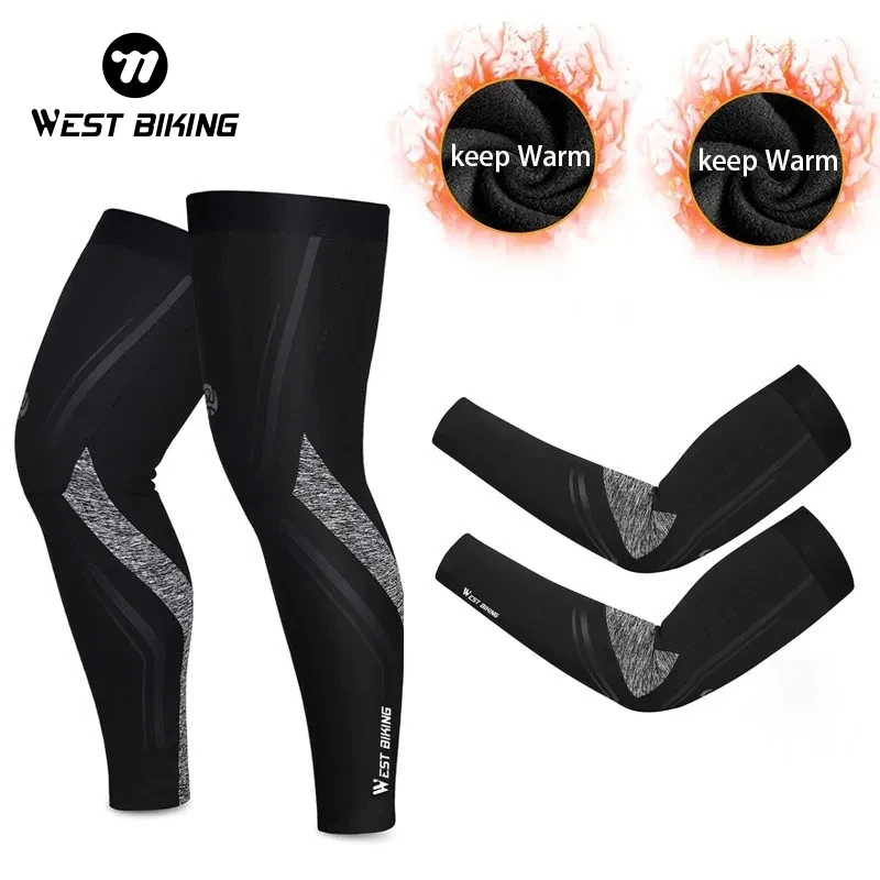 Leg Sleeve s For Men Qualidyne Cycling Leg Warmers Fleece Lined