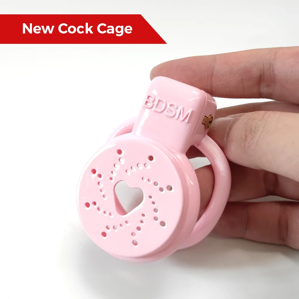 

Femboy Heart Chastity Cock Cage Small Chastity Devices Male Bondage Penis Rings Erotic Gay Ladyboy TS CD BDSMSex Toys for Men