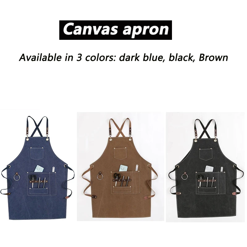 HMILYDYK Tablier De Cuisine Tablier De Chef Professionnel Tablier