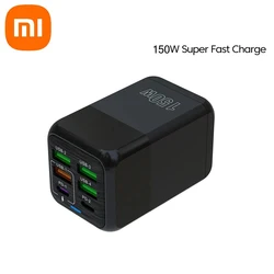 Ultra - Powered 6 - Port USB - C Fast Charger with PD & QC 3.0 Technology - EU (Black)