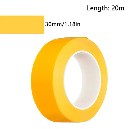 1Rolls 18-50m Model Masking Tape DIY Yellow Masking Tape Width 2/3/6/8/10/12/18/30/50mm - Image 20