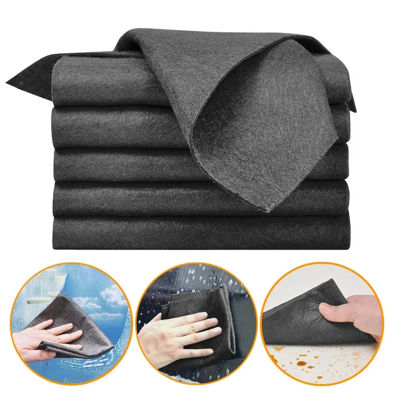 10/5/3PCS Thickened Magic Cleaning Cloth No Watermark Glass Wiping Cloth Reusable Window Glass