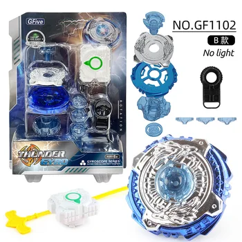 Beyblades Set with Ruler Launcher Single Type Metal Fusion Toupie Battle Game Toys for Children 6