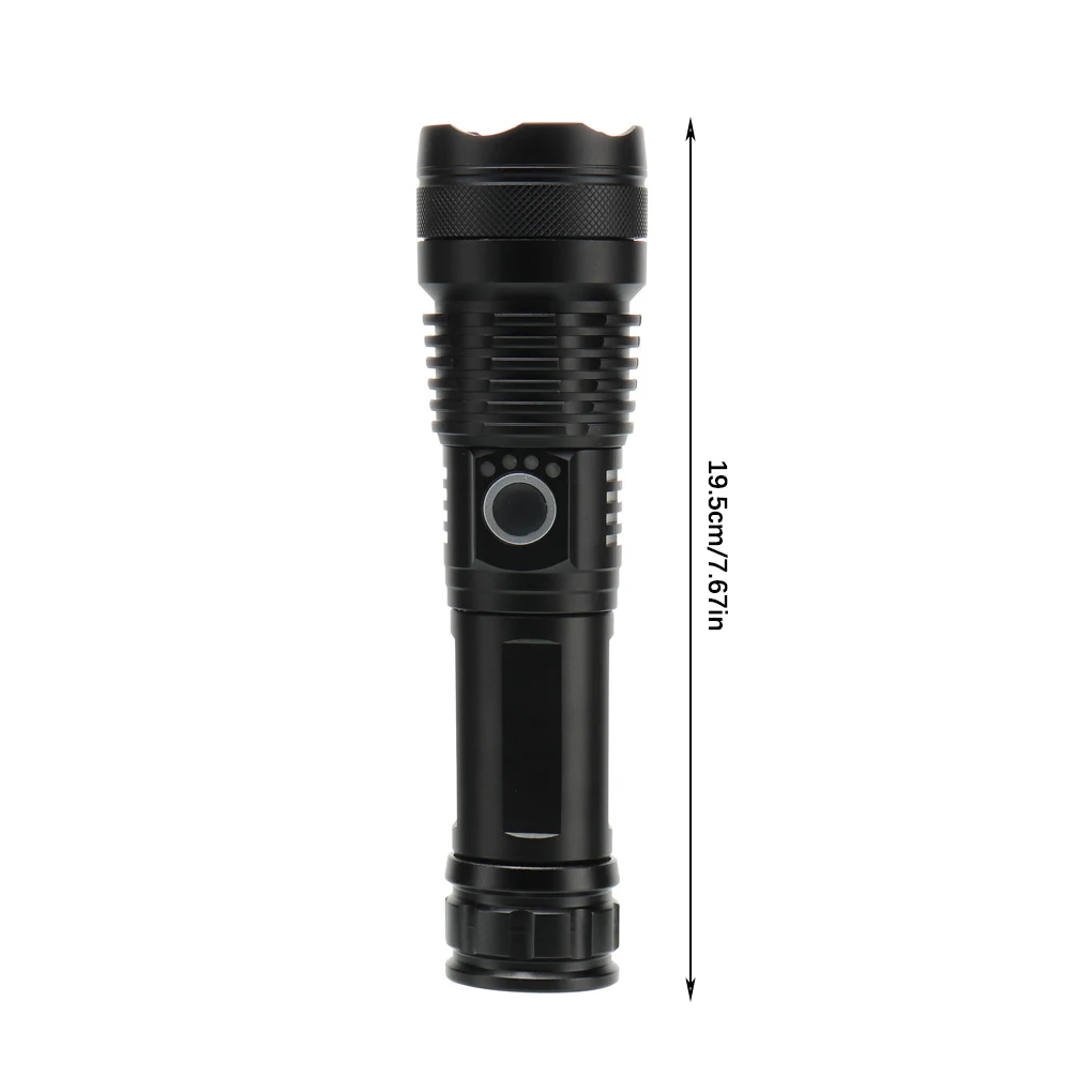 Flashlight Top Battery P50 Lamp Camping Working Multiple Modes Charging Torch Lantern Bright Multi function Search