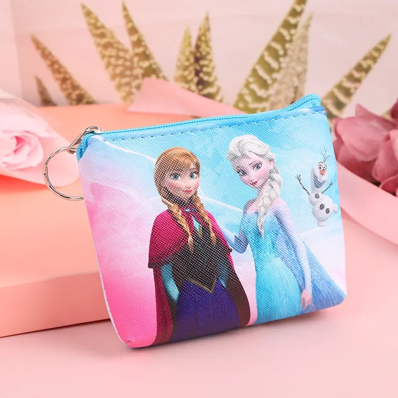 Disney Girl Wallet School Fashion Cartoon Frozen Series Coin Wallet
