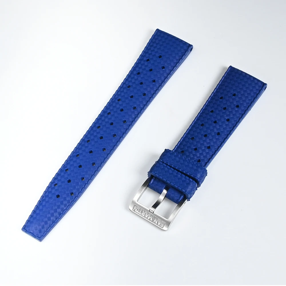 San Martin Premium FKM Rubber Watch Strap 20mm Tropical