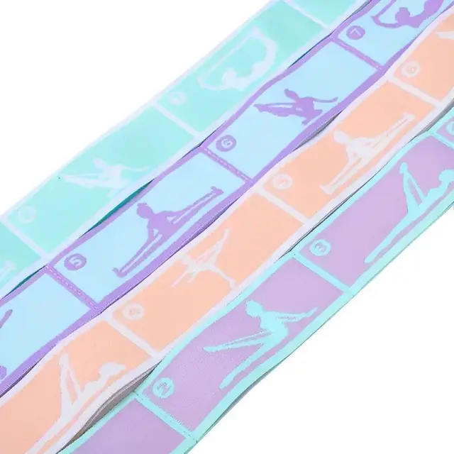 Yoga Stretch Training Belt，Universal Resistance Bands for Dance, Gymnastics, Workout, Pilates|Use Nylon Fabric Material 5