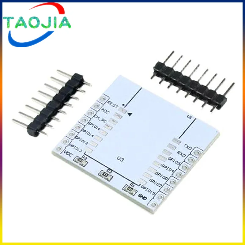 10Pcs ESP8266 serial WIFI module adapter plate Applies to ESP-07, ESP ...
