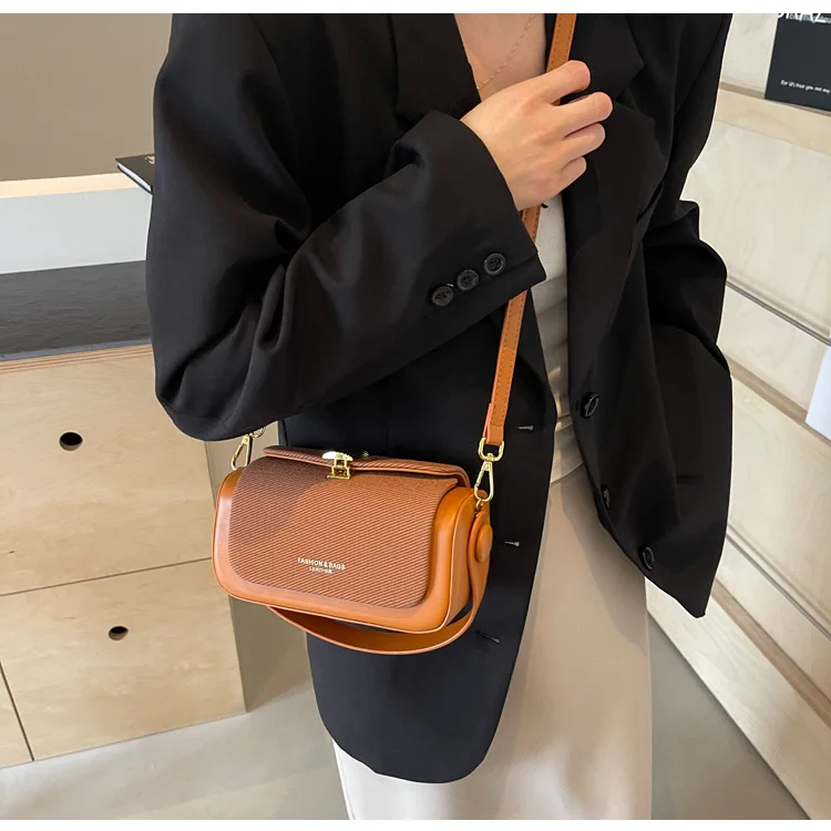 Mini Square Crossbody Bag - Luxury Designer Handbag Box Shape Satchel