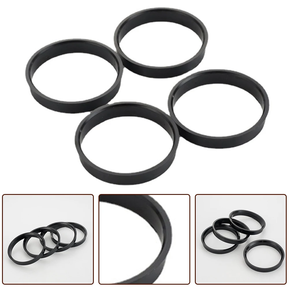 Hub Centric Rings 66 6mm to 57 1mm Improve Driving Performance Reduce Vibrations Compatible with For Skoda For Nissan Set of 4