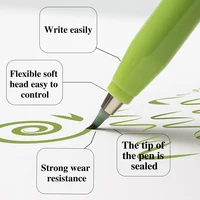 6Pcs Soft Brush Tip Marker Pens Artist Markers Brush Pens Hand Lettering Calligraphy Retro Colors for Journaling  Drawing 5