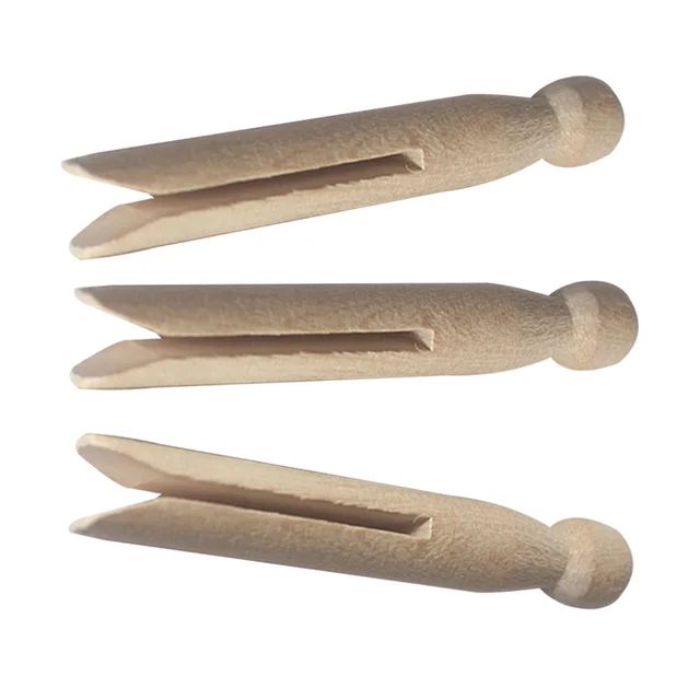 12Db Hordozható Dolly Stílusú Kis Klip Kiegészítő Ruhák Peg Hagyományos Fa Kézműves Mosoda Háztartás Gyakorlati Mosás - Image 5