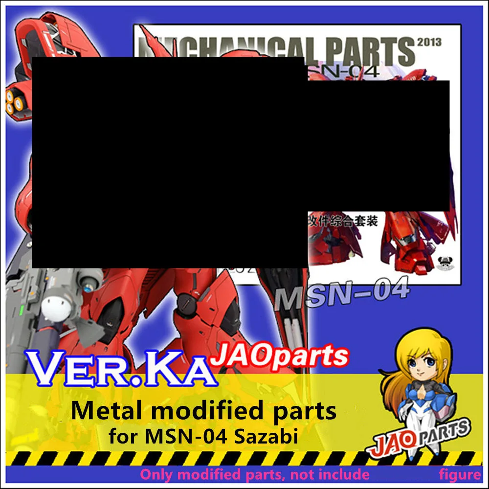 

JAOparts Metal Modified parts set for MG 1/100 MSN-04 Sazabi ver ka DJ001*
