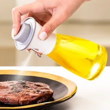 Push-Type Fuel Injector Seasoning Bottle Dust-Proof and Oil-Control Large-Caliber Barbecue Sprayer Olive Oil Spray Bottle