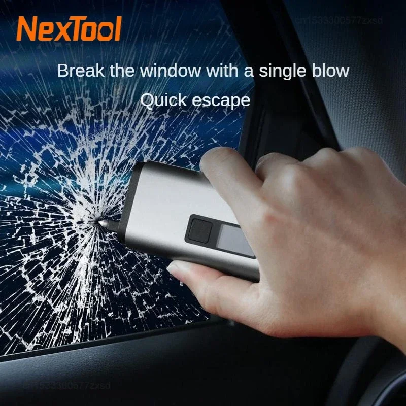 

Многофункциональный автомобильный выключатель для окон NexTool, аварийный внешний аккумулятор, портативный спиртовой тестер, резак для ремня безопасности, новый инструмент для выхода