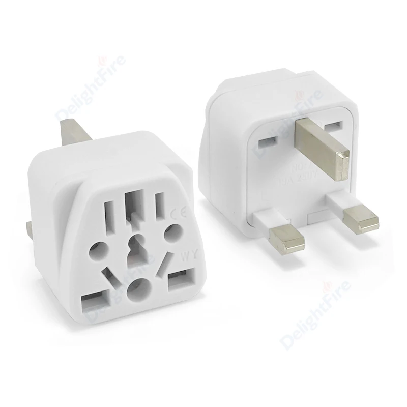Uk Electrical Adapter 13a Travel Converter Universal 250v Eu Us Au To