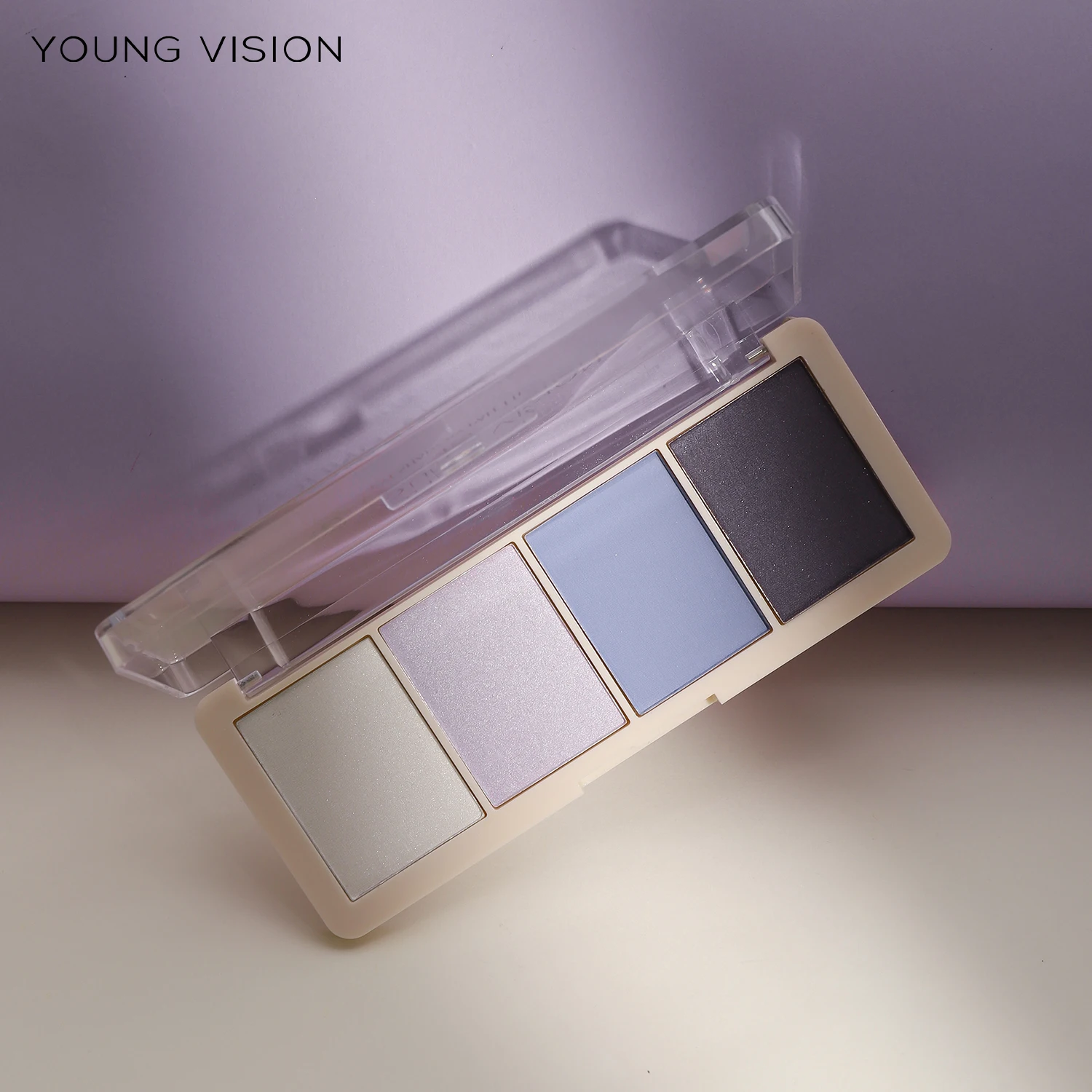 YOUNG VISION 4-color eyeshadow disc with pearl gloss and matte large ground color scheme for daily makeup eyeshadow 6
