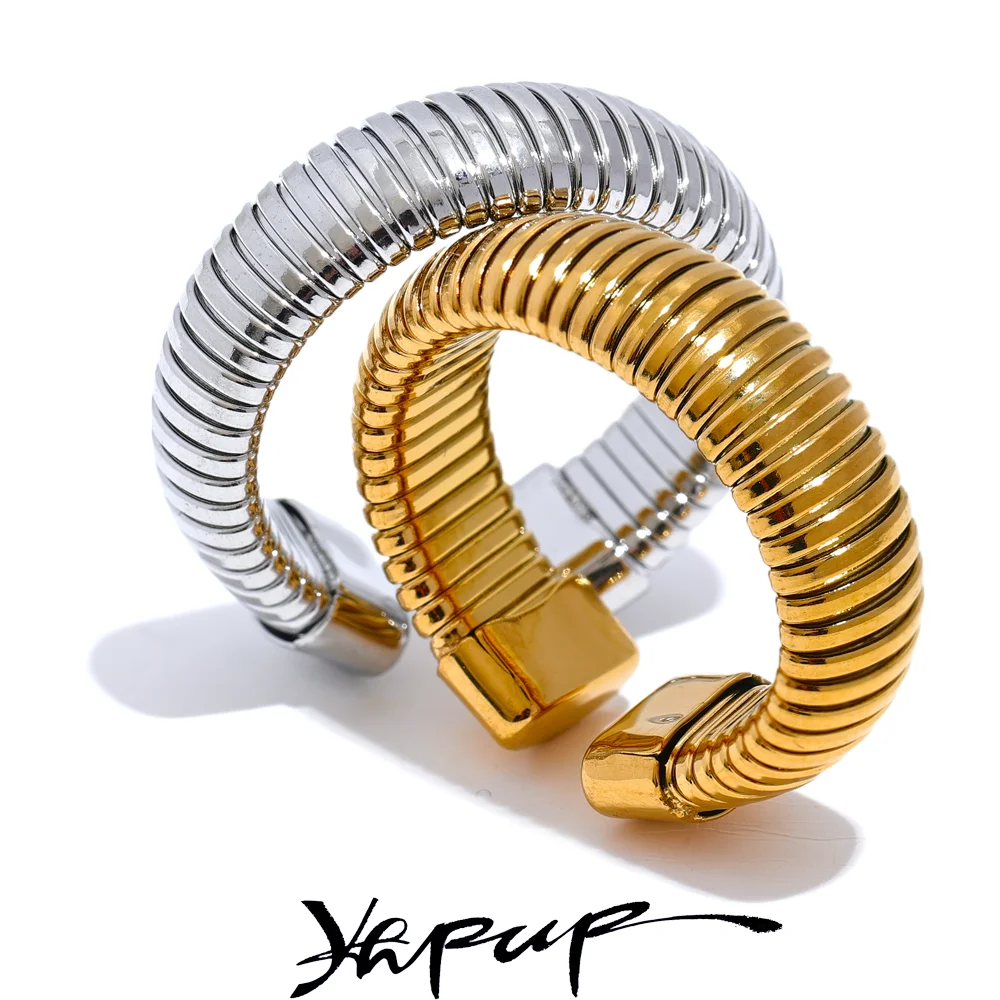 Yhpup Minimalist 18K PVD Plated Ring