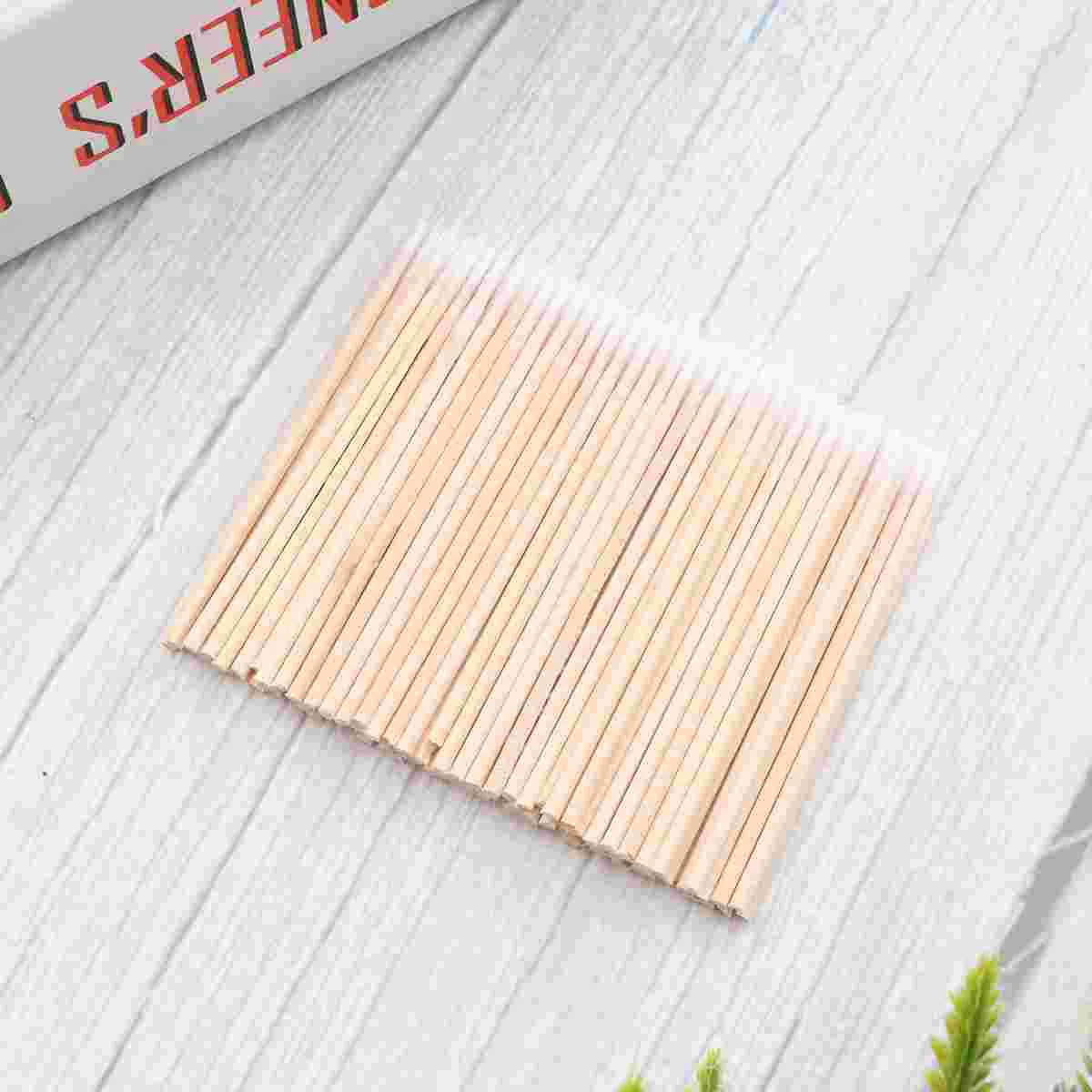 

7 Packs of Disposable Swab Sticks Pointed Cleaning Rods Multi-function Cotton Swab for Makeup Beauty Salon