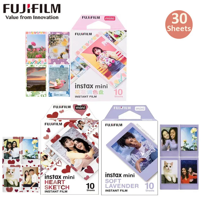 Fujifilm Instax Mini 12 Film 30 Fogli Instax Film Per Fuji Instant Mini 11 7S 8 25 50S 70 90 Evo 40 Fuji Instax Mini Film Paper