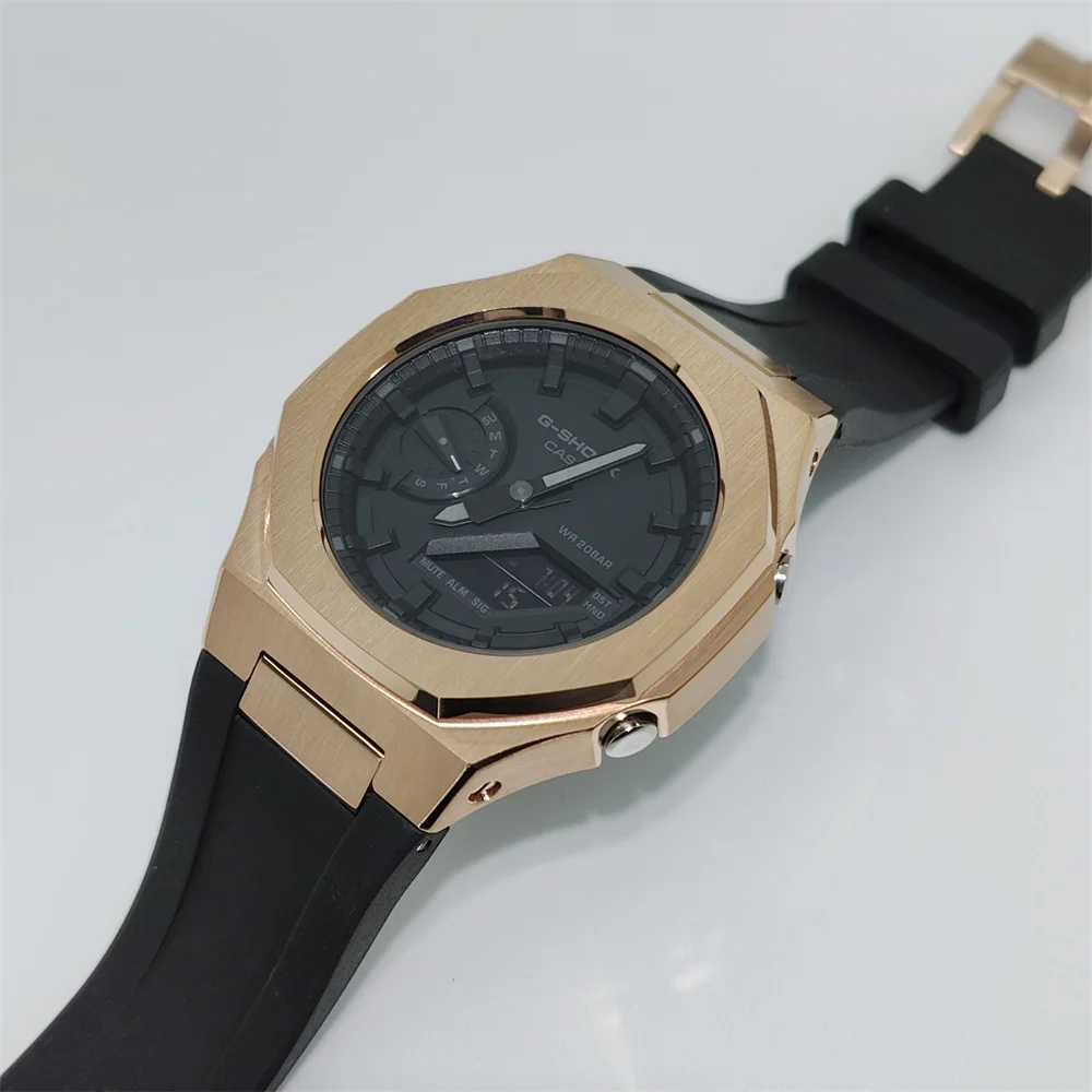 Hontao GA2100 Casioak 5th Gen Rose gold Stainless Steel Watch Case