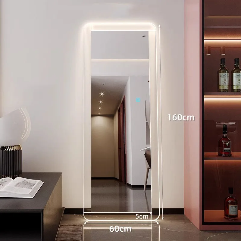 

Корейские зеркальные светильники для девушек, нордическая настольная одежда, корейский стиль, зеркальная стойка, настенный Стайлинг specchiо, украшение комнаты в эстетике