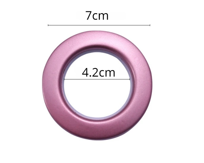 Description Picture 5 of item20/40/75PCS Curtain Grommets High Quality Home Decoration Curtain Accessories Roman Rod Silencer Ring  home accessories