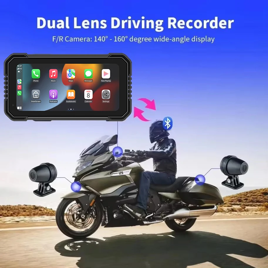 Draadloze CarPlay Android Auto Autoradio 9,26 met Dashcam