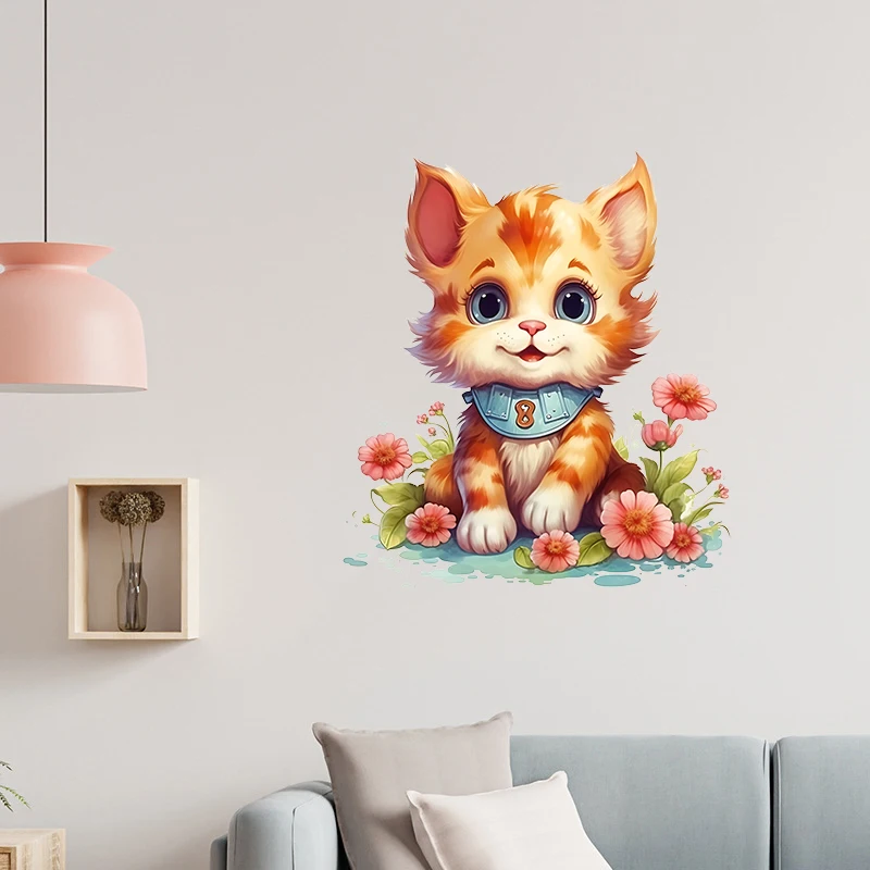 Adesivi Divertenti e Carini a Forma di Gatto per Interruttori, Decorazioni per Camere dei Bambini, Casa, Camera da Letto, Soggiorno, Decalcomanie Rimovibili di Animali  15