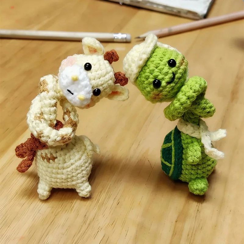 DIY 롱넥 나무늘보 미완성 핸드메이드 훅 뜨개질 인형 펜던트 홈데코 펜던트 키체인 펜던트 친구 선물