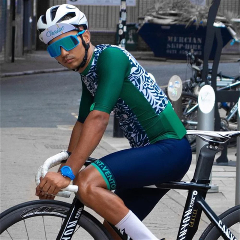 Fietsen Korte Mouw Triatlon Pak Jumpsuit Set Voor Mannen Bodysuit Bike Team Kleding Sneldrogend Skinsuit heren fietsen jersey tri pak jumpsuit fiets triatlon kleding zomer (M,TYP-5