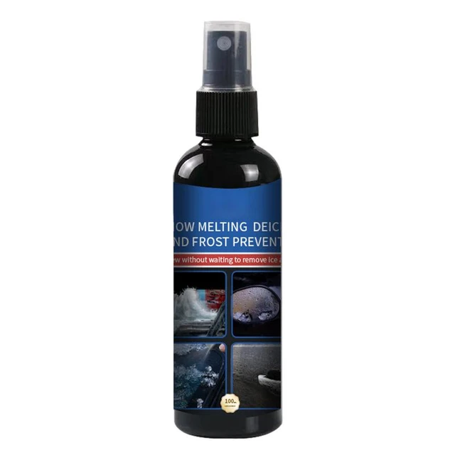 De Icer For Car Windshield De Icer 100ml Fast Ice & Snow Melting Spray  Defrosting Anti