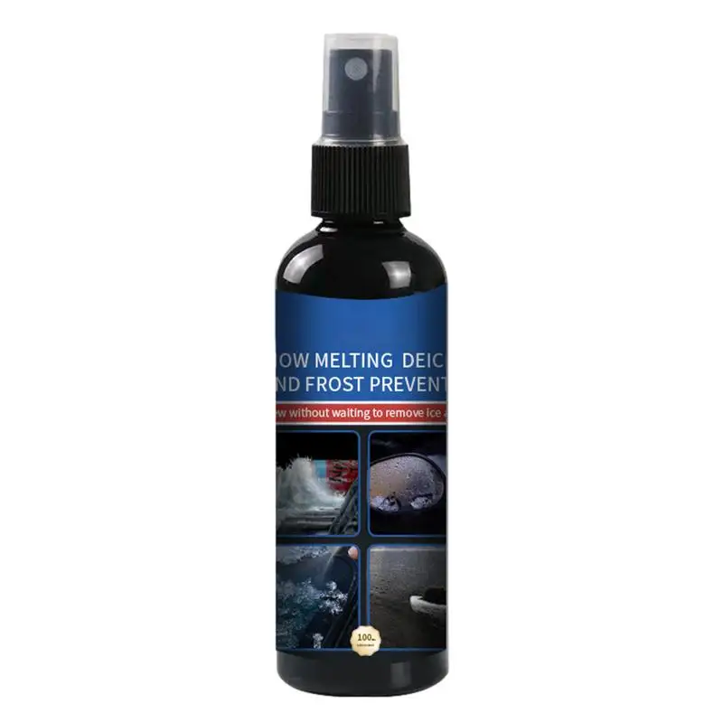 1 Bottle Car Windshield & Rearview Mirror Defrost & Anti-Fogging & Snow  Melting Quick De-Icer Solution