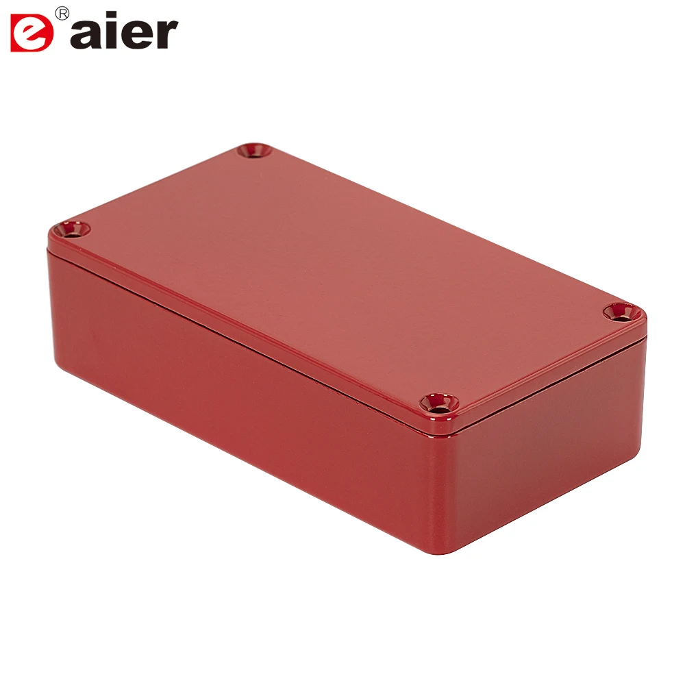 12PCSRed1590BDieCastAluminumGuitarPedalEnclosure1126131mm.jpg