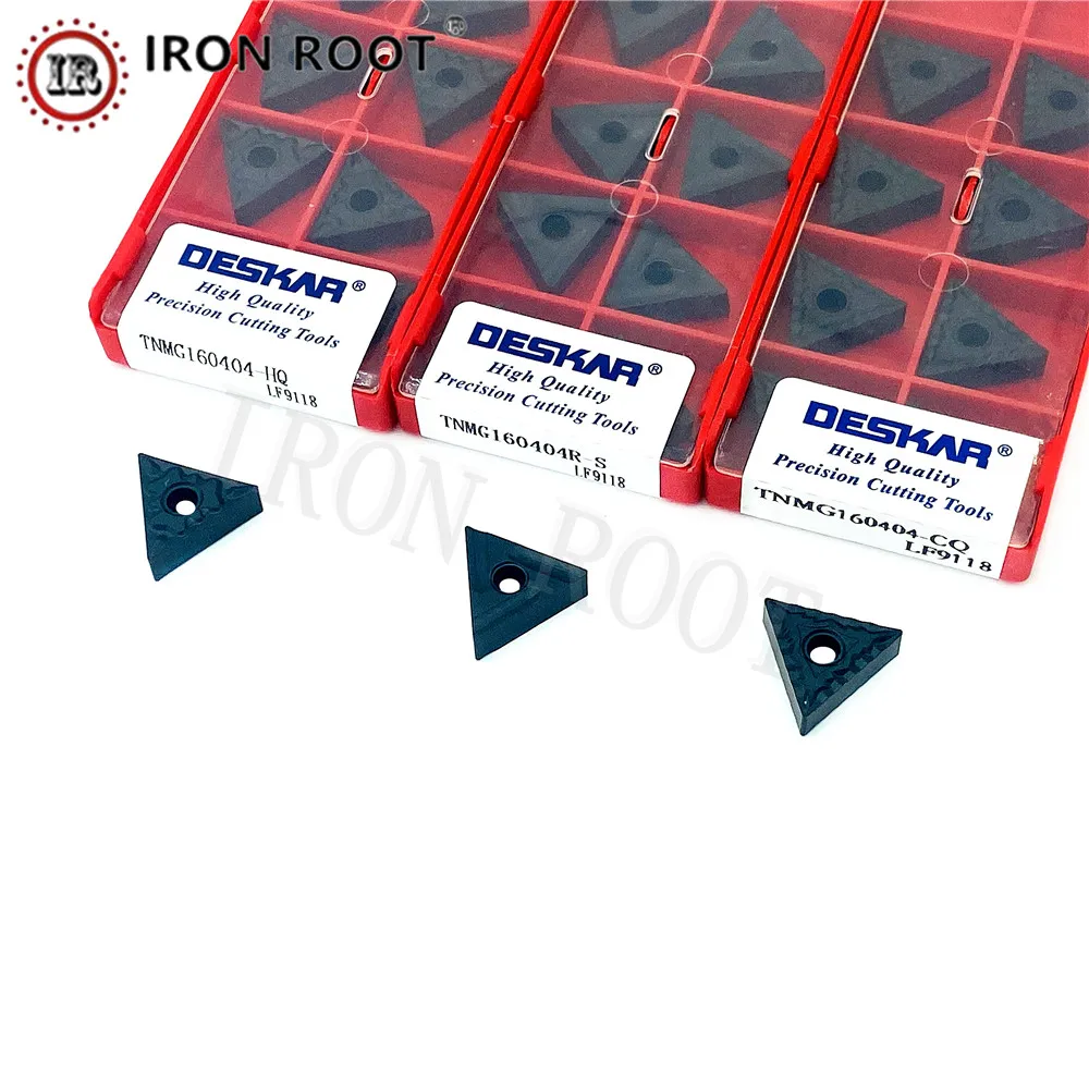 

DESKAR TNMG160404,TNMG160408,TNMG160412 -TM/ CQ/ HQ LF9118 CNC Lathe Turning Tools Turning Carbide Insert For MTJNR/L Tools