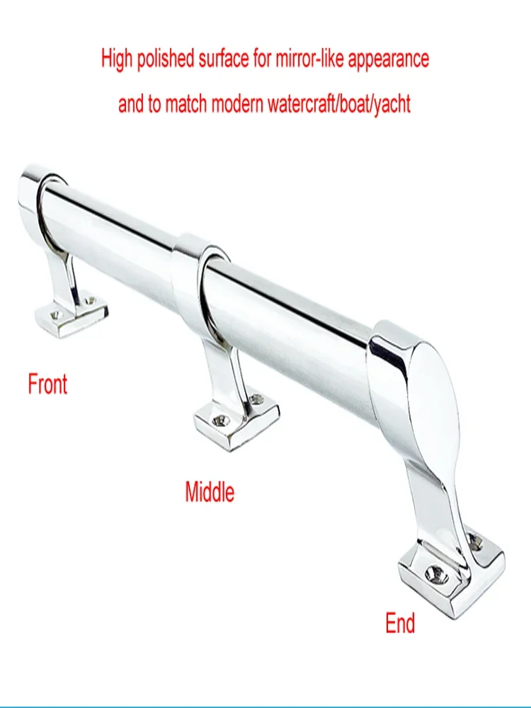 1pc Angles 316 Stainless Steel Boat Hand Rail Fitting Marine Railing Support Bracket Tube Stanchion Hardware Yacht Accessories