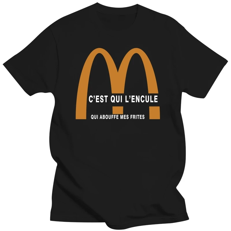 Maglietta Da Uomo Maglietta Rossa Fritta Mc Mcdonalds Magliette Da Donna T-Shirt