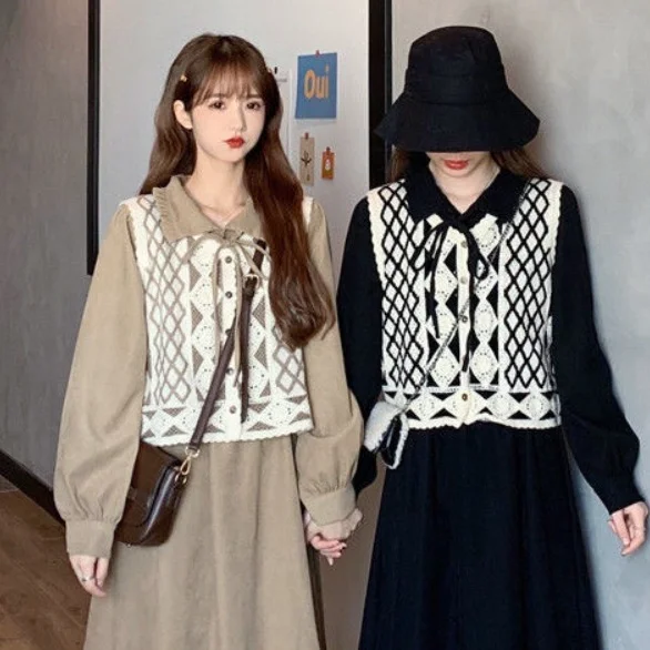 

Embroidery Hollow Out Crochet Crop Top Vest Lattice Stripe Jumpers Waistcoat Top Patchwork Cardigan Knitted Lace Sweater Vest