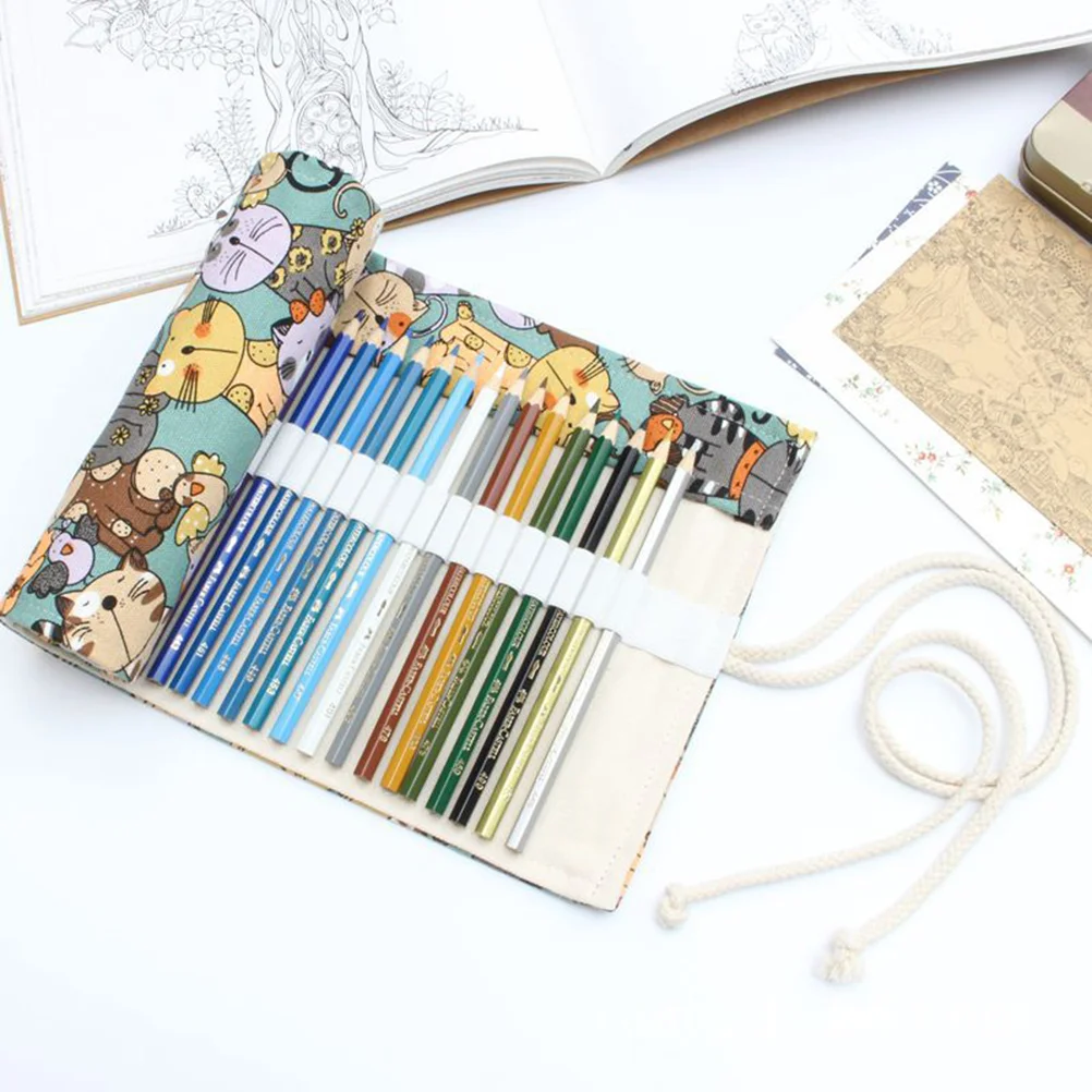 

Карандаш для рулона, фотографический карандаш с отделениями, рулонный карандаш, фотографические цветные карандаши с фотографиями, цветной карандаш для хранения, рулонная ручка