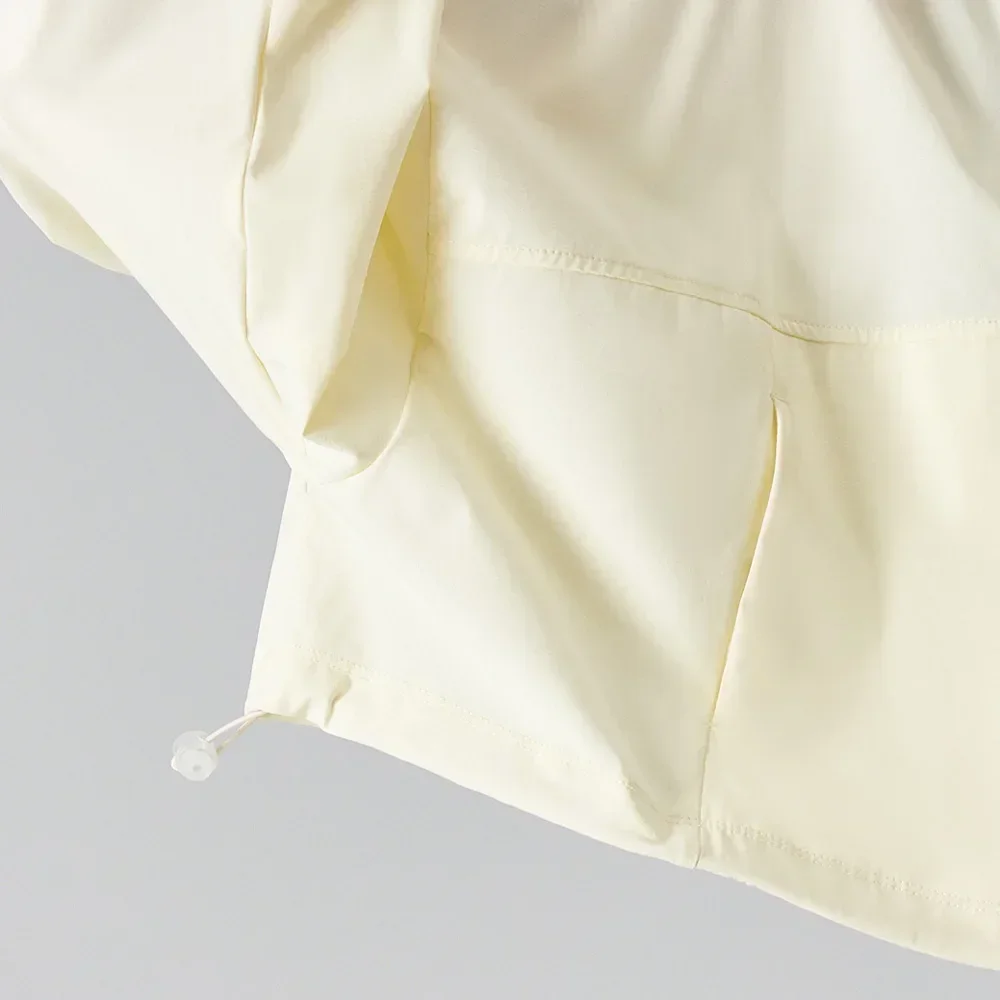 UV-Protective Tennis Jacket UPF 50+ Women Cool Feel Loose-Fit Sports and Fitness Jogging Top sports jacket
