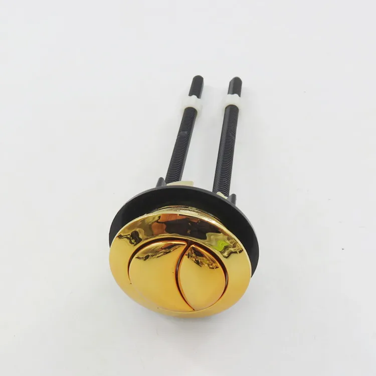 Gold Toilet Button, Circular Flush Switch, Old-fashioned Toilet Water Tank, Pressure Valve, Water Pumping Accessory, 38mm