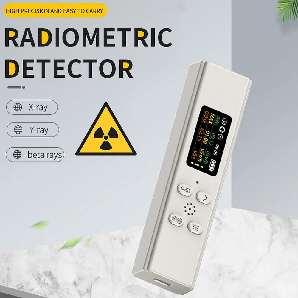 

Geiger Counter Nuclear Radiation Detector Personal Dosimeter Beta Gamma X-ray Portable Handheld Radiation Monitor