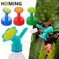 1pcs Home Garden Flower Plant Water Sprinkler For Flower Waterers Bottle Watering Cans Sprinkler 2 In 1 Plastic Sprinkler Nozzle 1