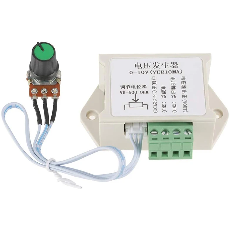 

DC Voltage Generator Module 0-10V 10MA Adjustable Analog Voltage Signal Generator Used for PLC MCU Industrial Controller