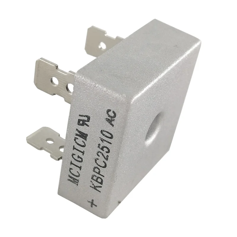 25A 1000V diode bridge rectifier kbpc2510 diode bridge rectifier rectifier diodes electrical rectifier diodes